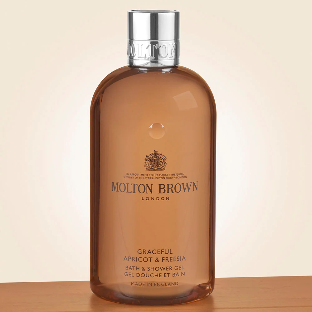 Molton Brown Shower Gel/Body Lotion, Graceful Apricot & Freesia - Image 2
