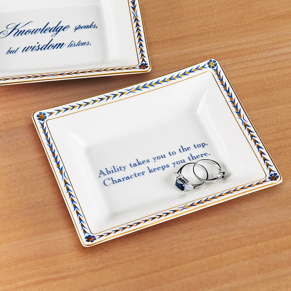 Mottahedeh Porcelain Ring Tray