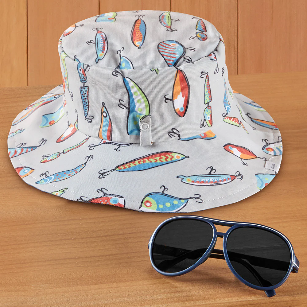 Mud Pie Toddler Sun Hat & Sunglasses Set - Image 7