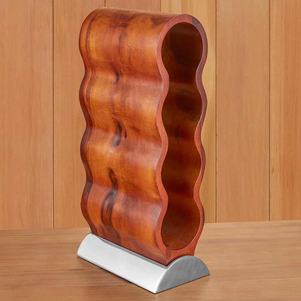 Nambé Curvo Tabletop Wine Rack - Image 2