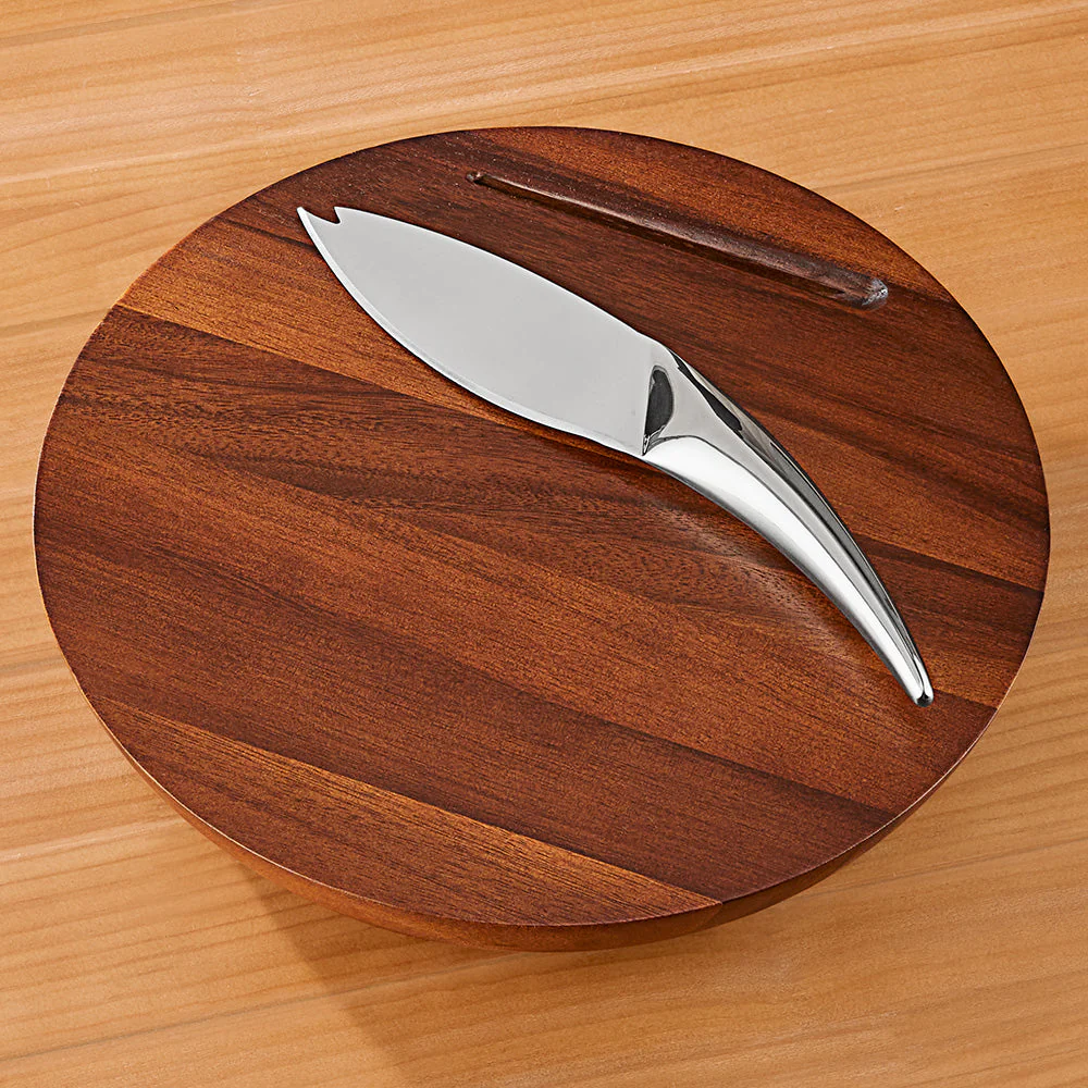 Nambé Harmony Cheese Board with Knife - Image 2