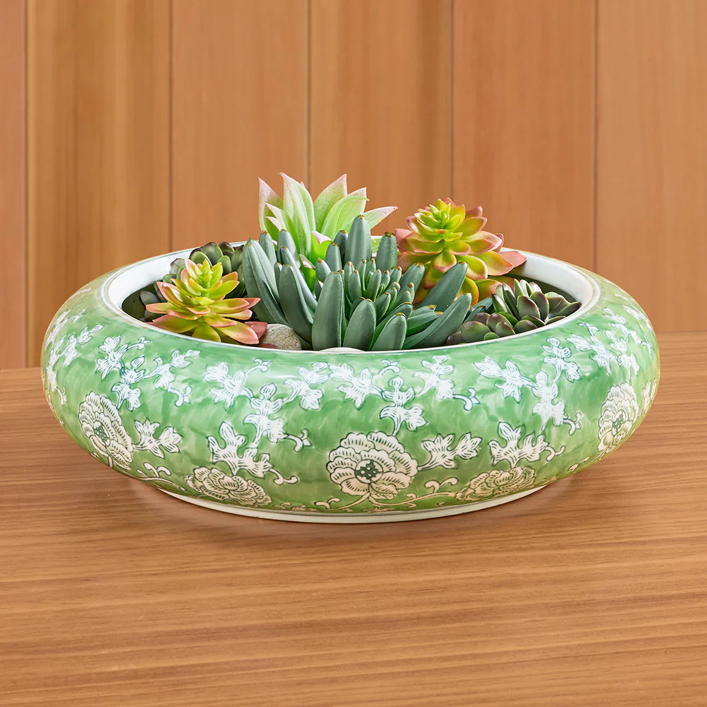 Napa Home & Garden Imperial Lotus Chinoiserie Pot Planter - Image 3