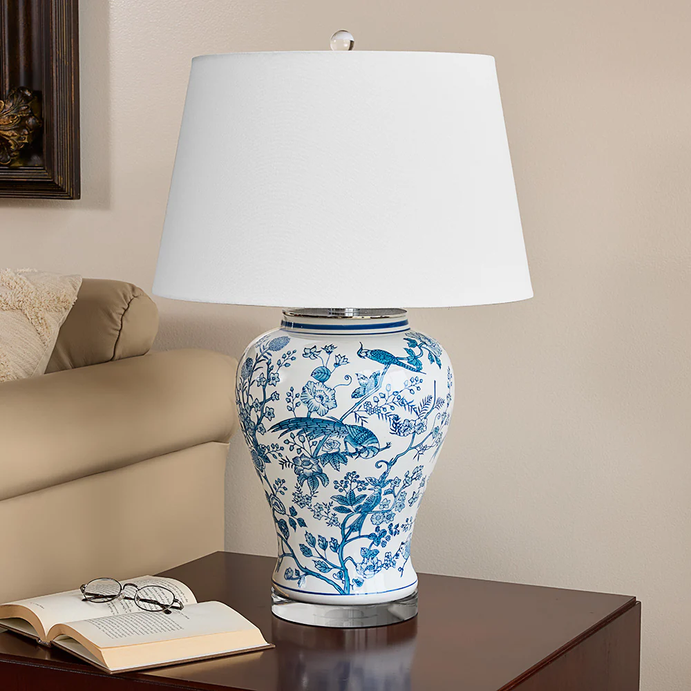 Napa Home & Garden Lisha Chinoiserie Ginger Jar Table Lamp