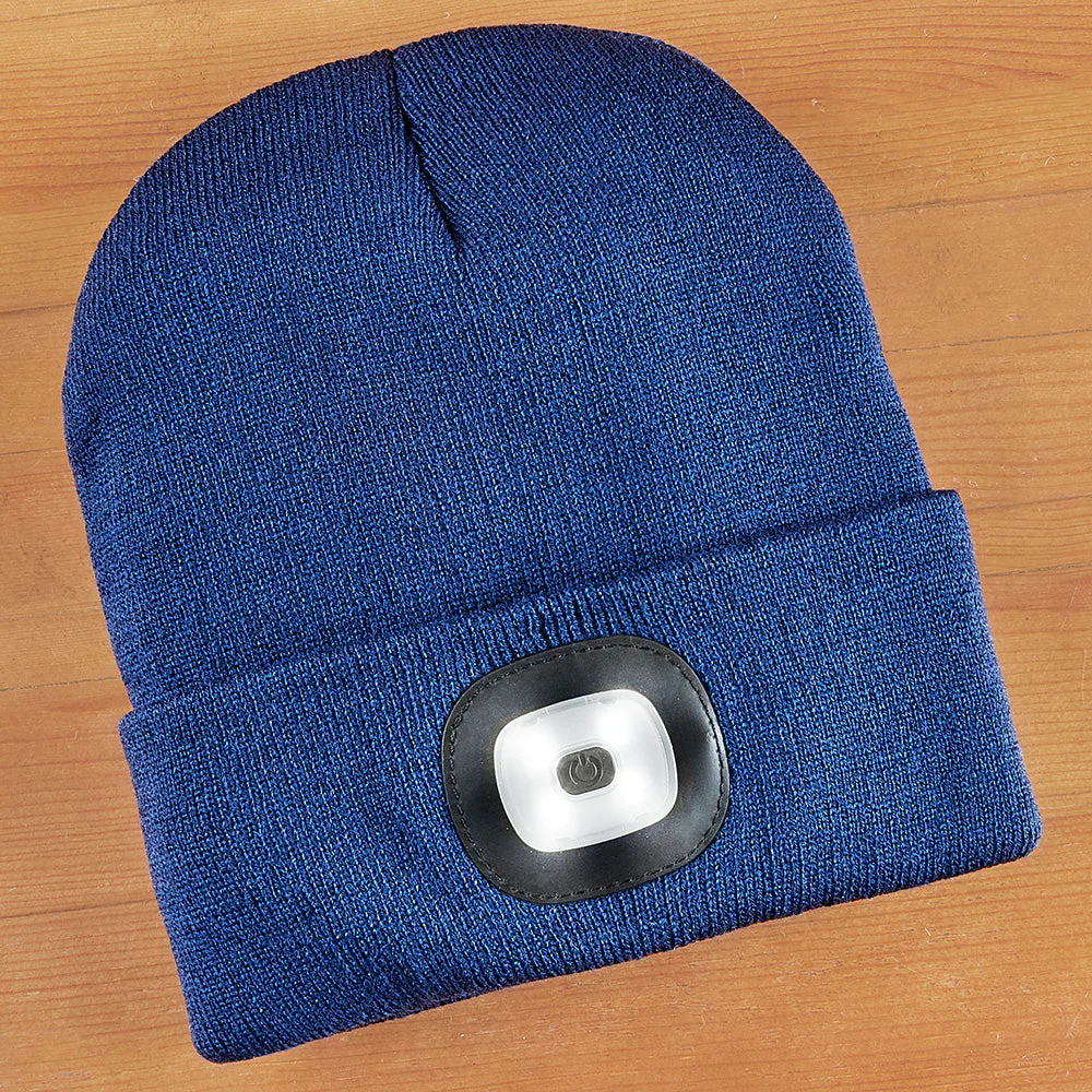 Night Scope Rechargeable LED Light Beanie, Men's - Image 3
