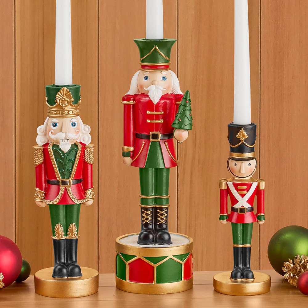Nutcracker Taper Candleholders - Image 2