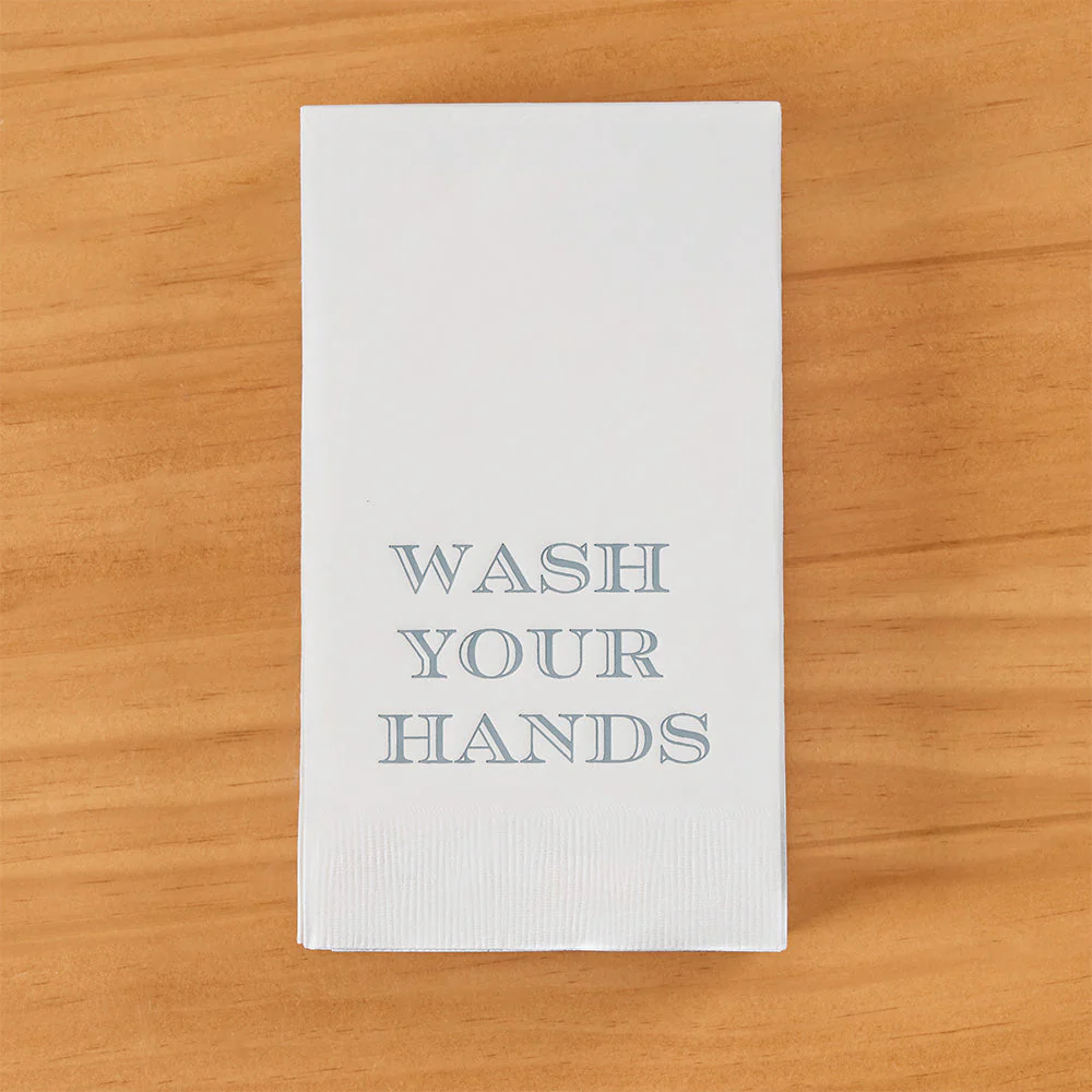 Paper Guest Towels, Wash Your Hands