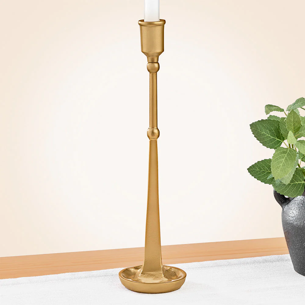 Patricia Heaton Home Brass Taper Candleholders - Image 3