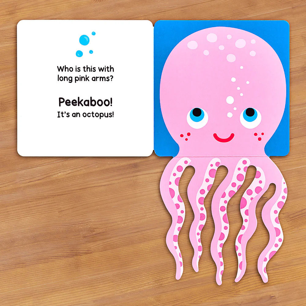 "Peekaboo Who?" Children's Lift-the-Flap Board Book by Elena Selena - Image 2
