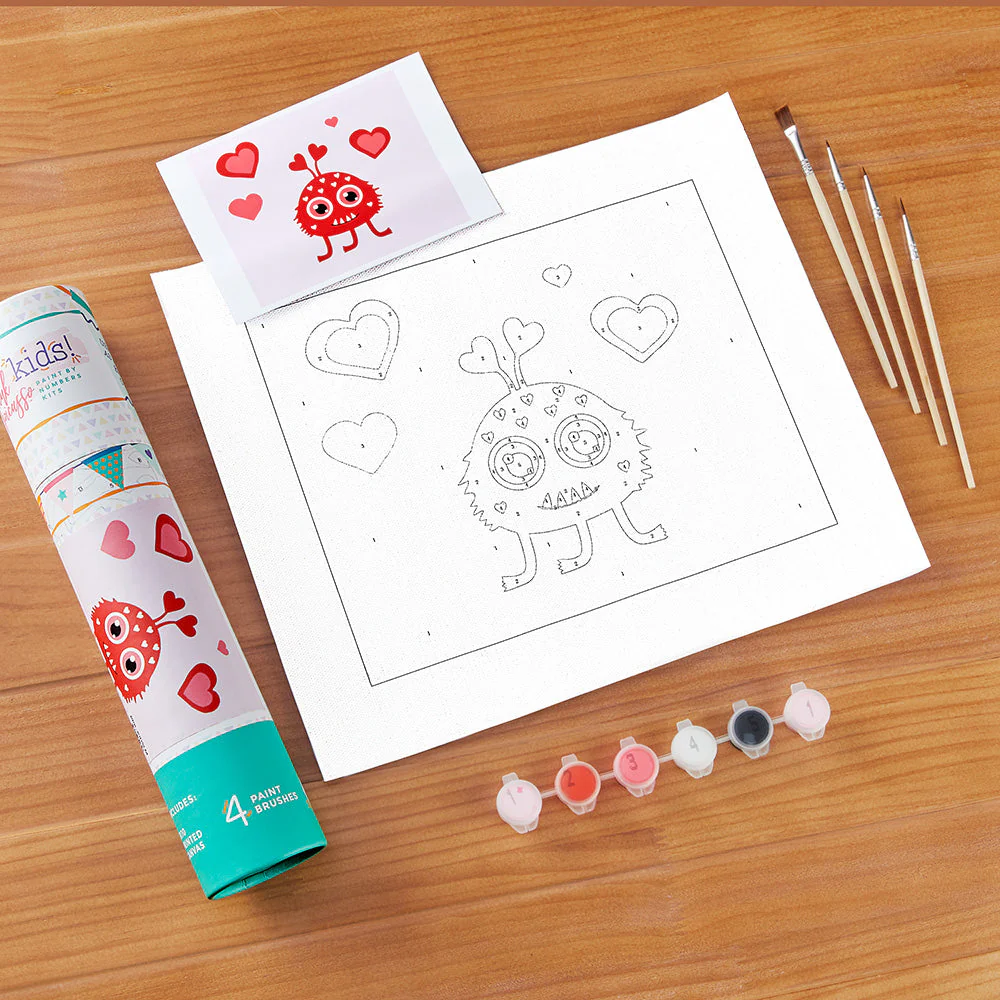 Pink Picasso Paint-by-Numbers Kit, KIDS! - Image 3