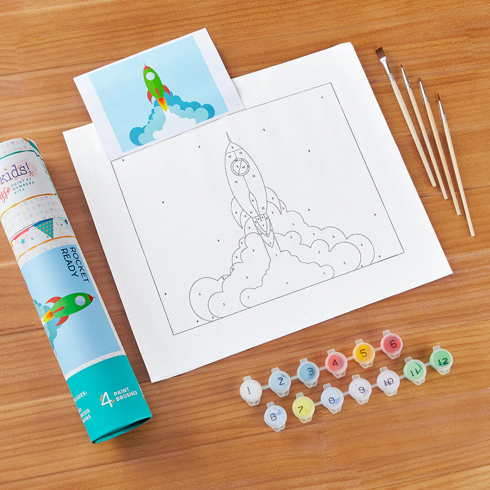 Pink Picasso Paint-by-Numbers Kit, KIDS! - Image 4