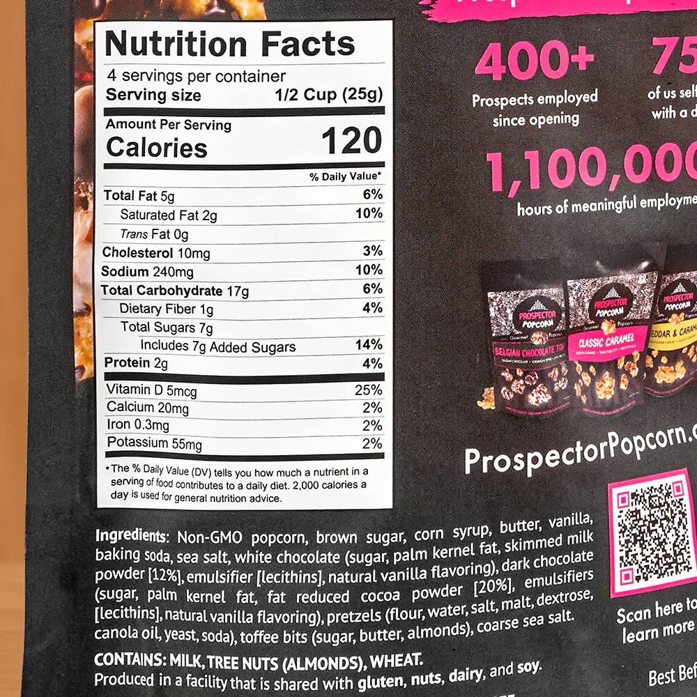 Prospector Belgian Chocolate Toffee Popcorn - Image 2