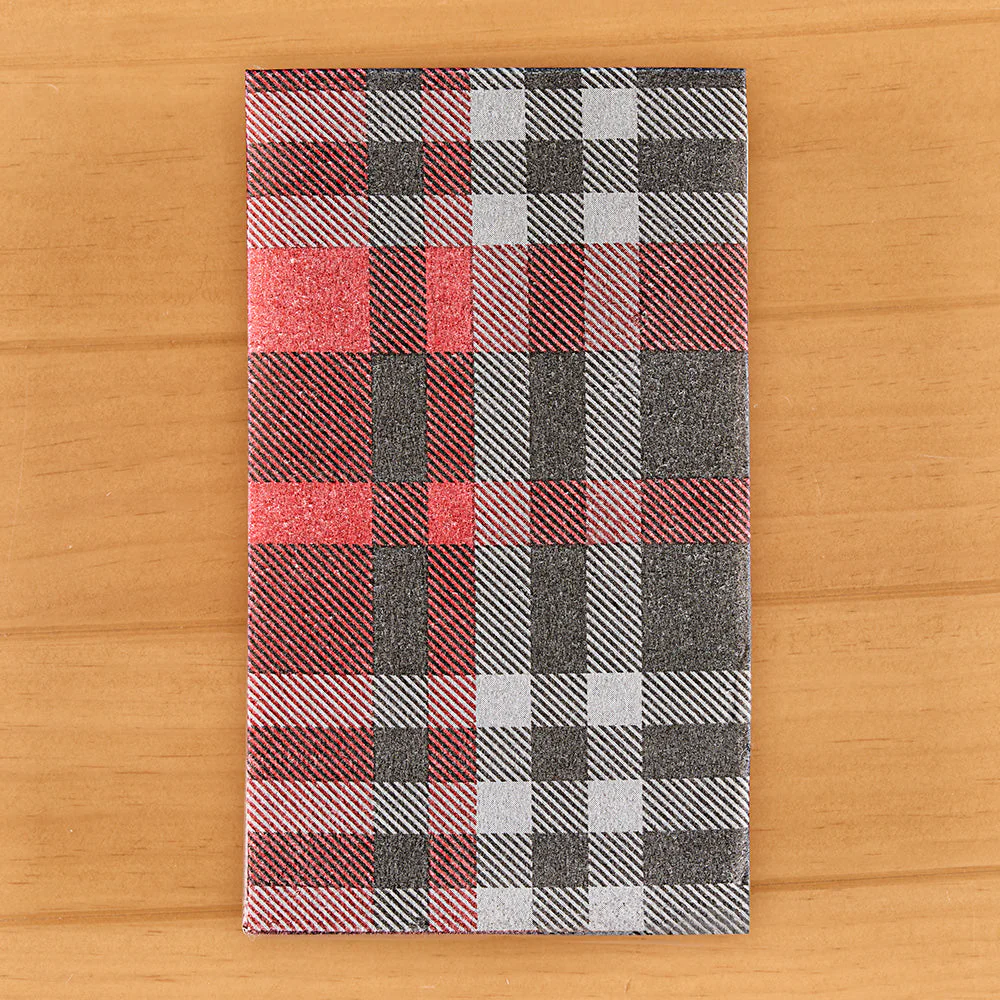 Pulp Paper Linen Napkins, Plaid - Image 5