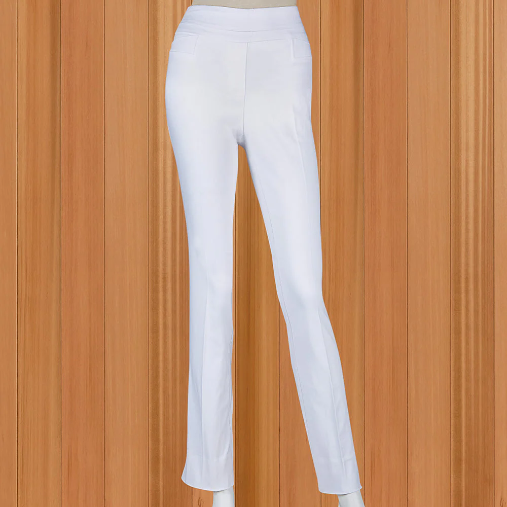 Renuar Women's Pull-On Cigarette Pants, Full Length - Image 8