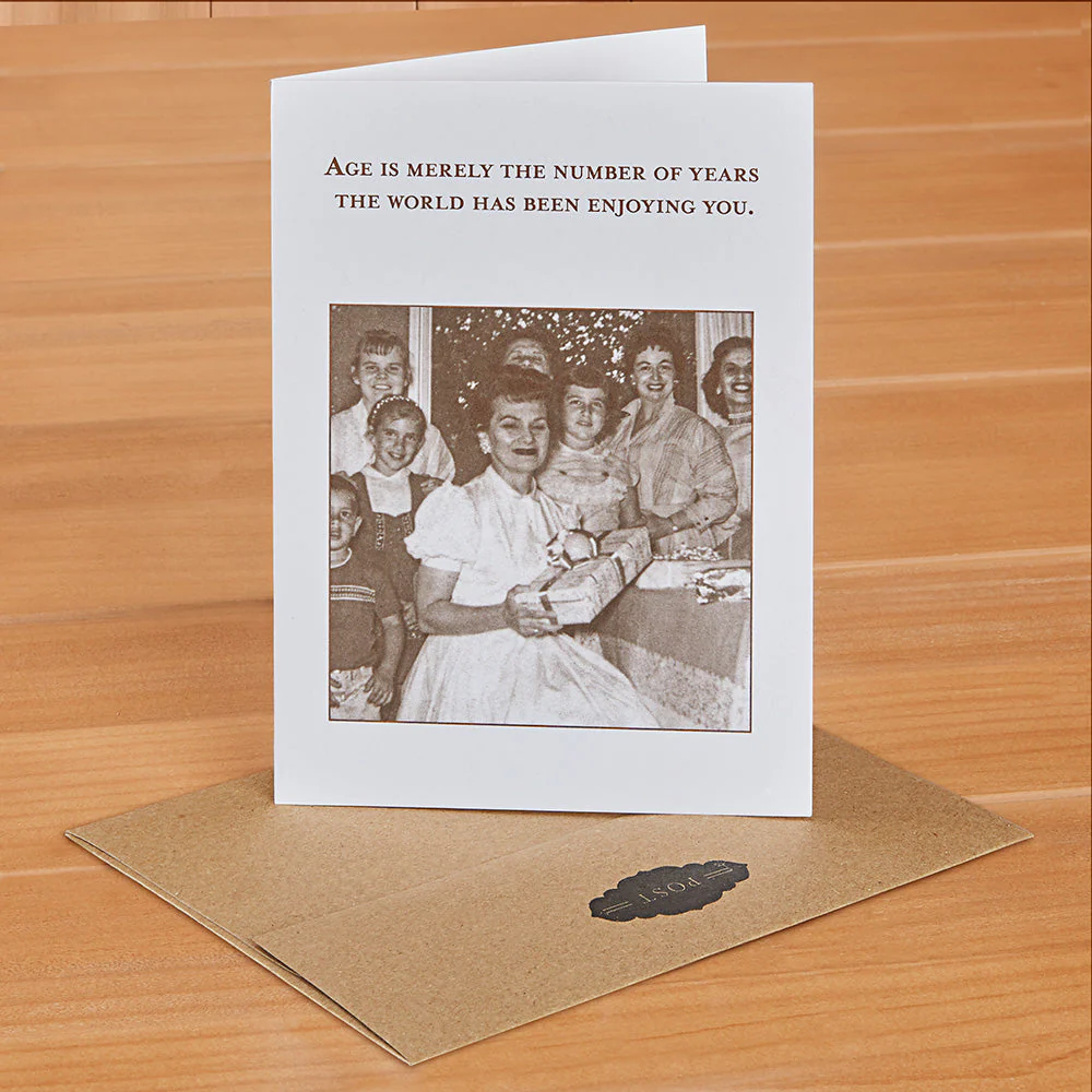 Shannon Martin Birthday Card, Enjoying You