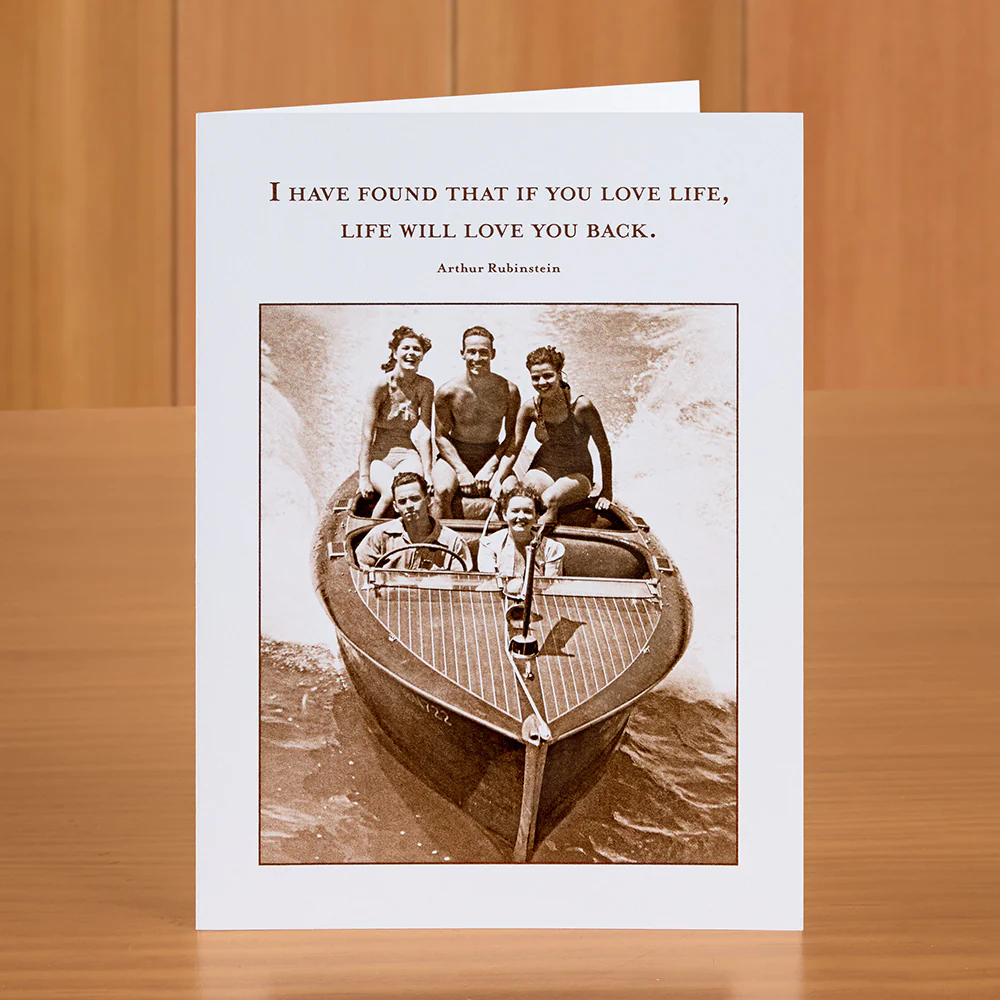 Shannon Martin Birthday Card, If You Love Life
