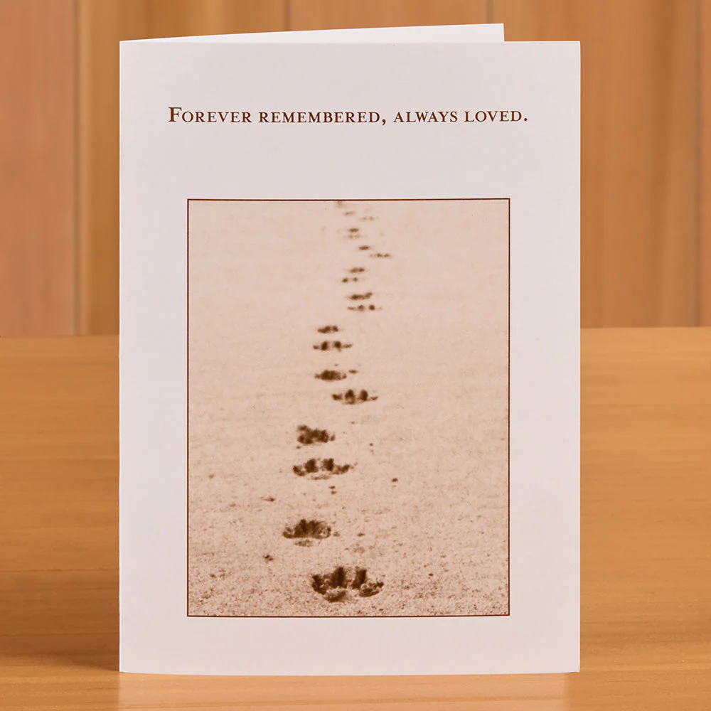 Shannon Martin Pet Sympathy Card, Forever Remembered