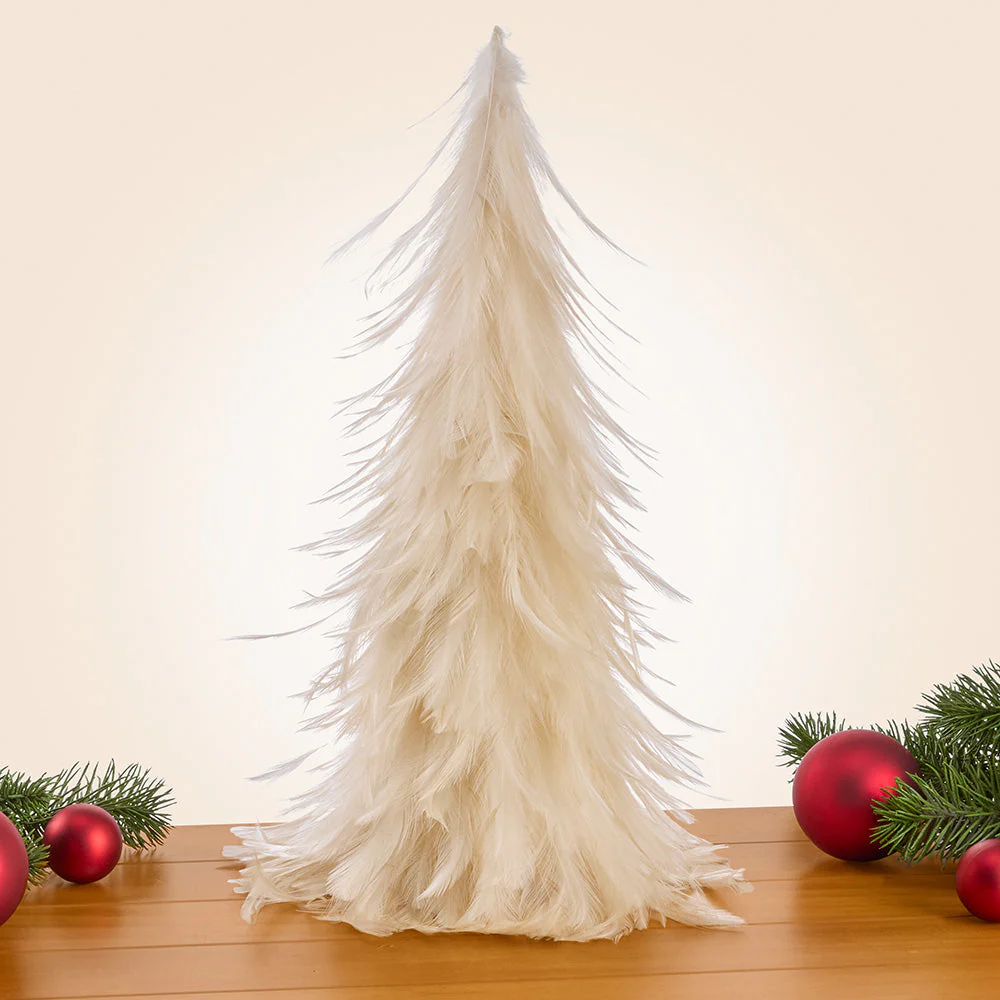 Silent Night Feather Christmas Tree - Image 2