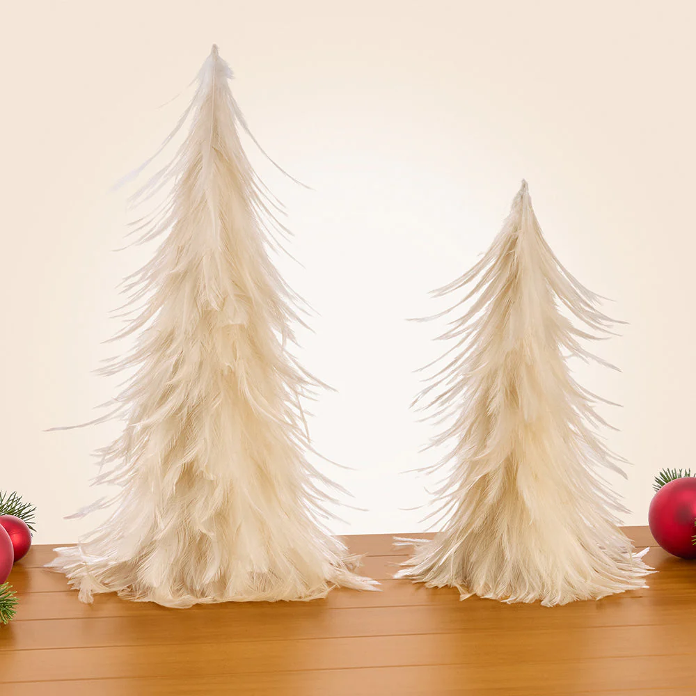 Silent Night Feather Christmas Tree - Image 3