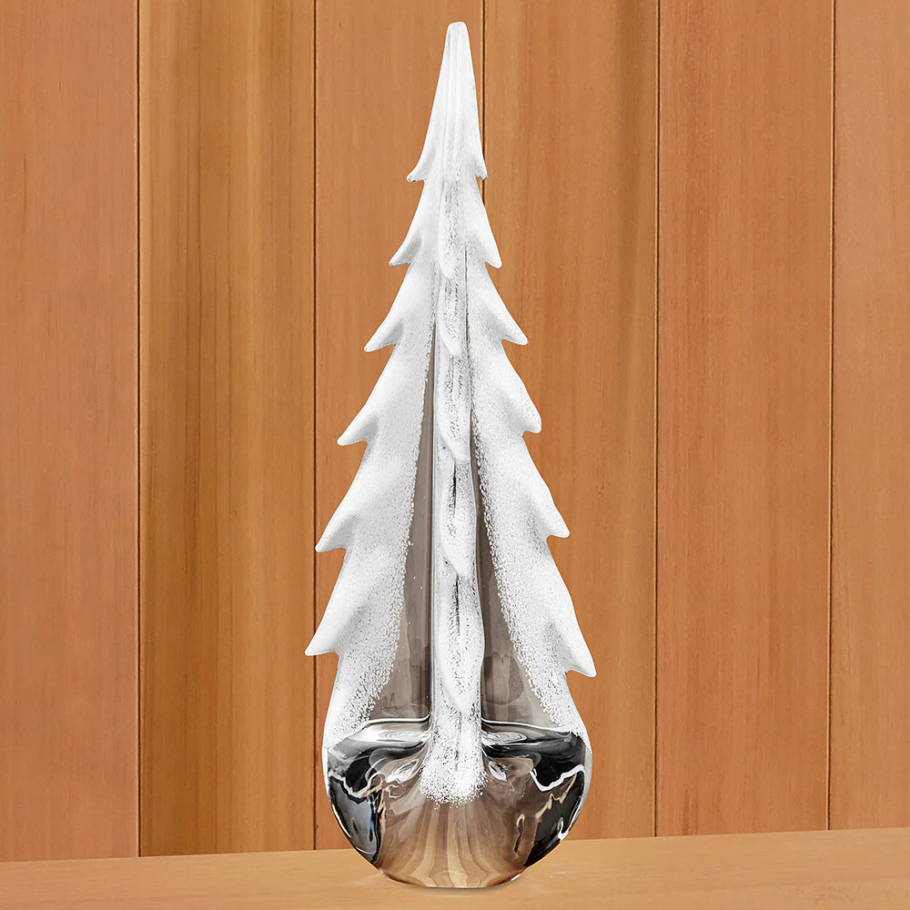 Simon Pearce Glass Evergreen, Snowy Branches - Image 4