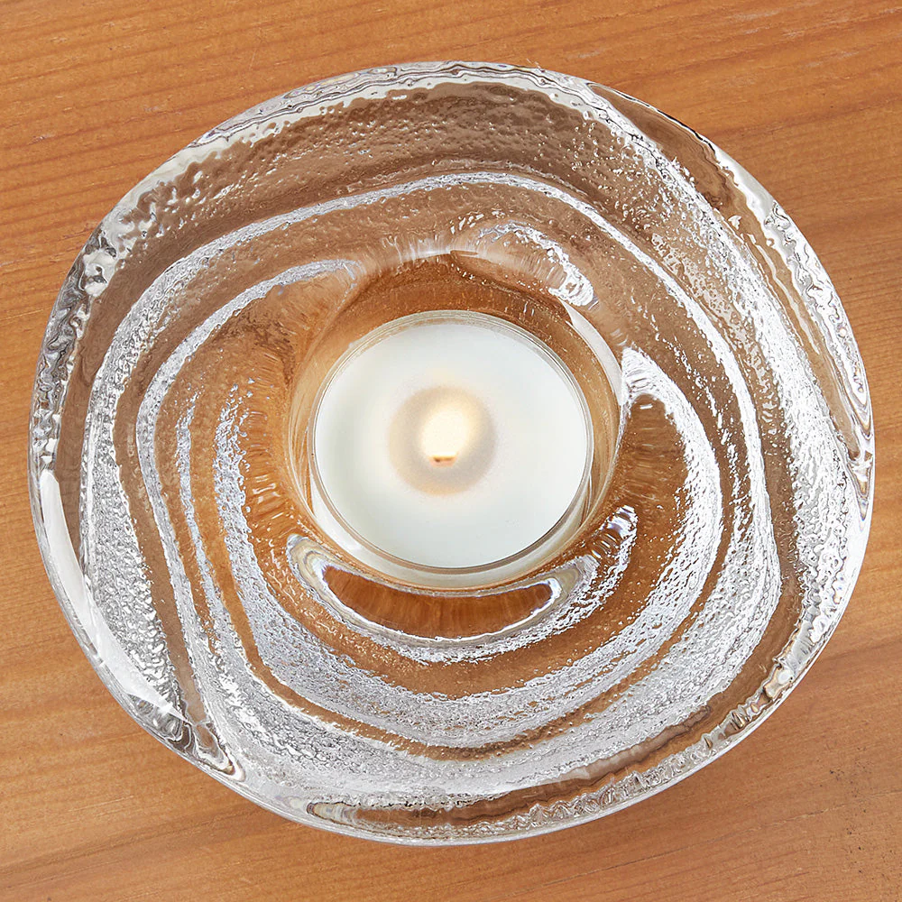 Simon Pearce Thetford Glass Tealight Holder - Image 2