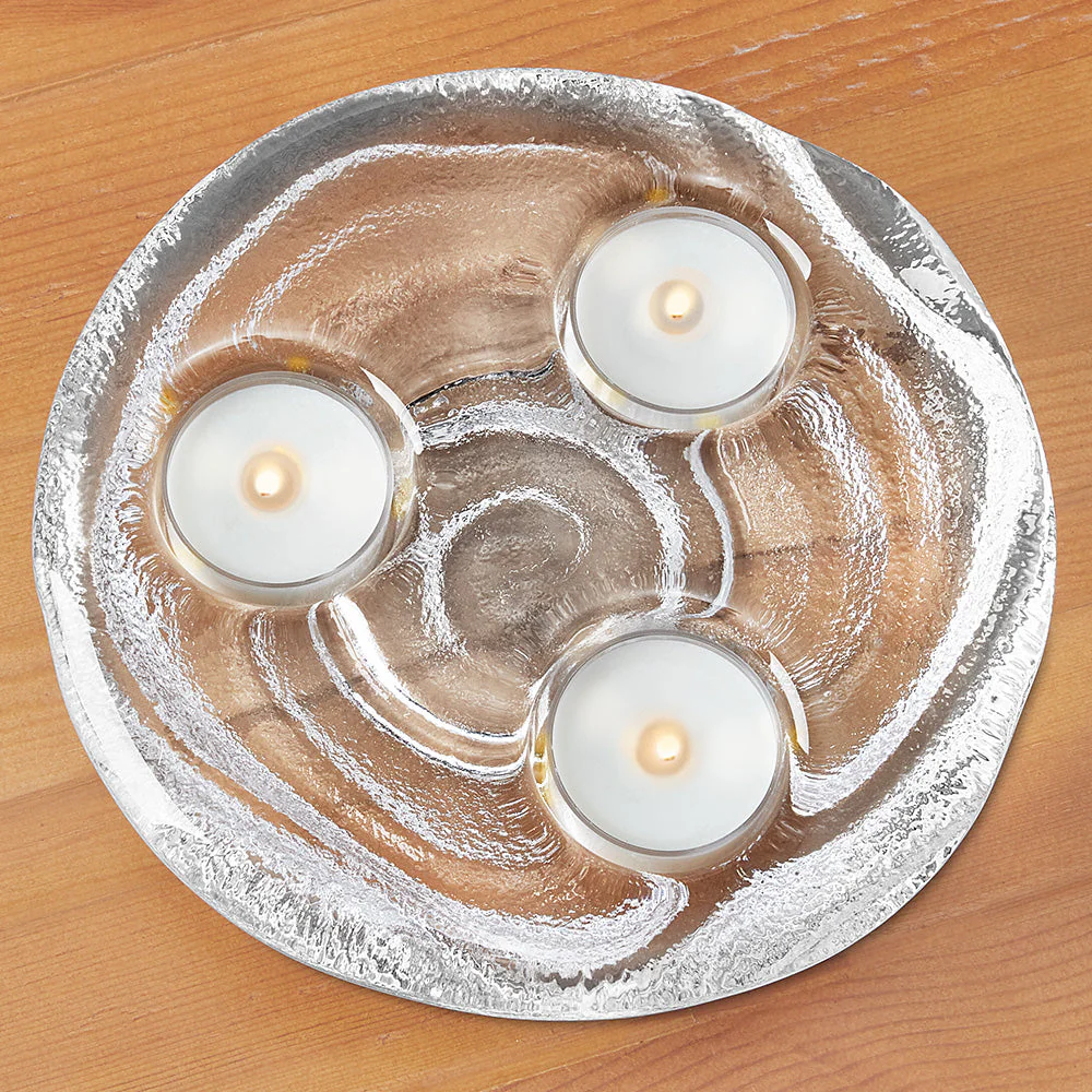 Simon Pearce Thetford Glass Tealight Holder - Image 4