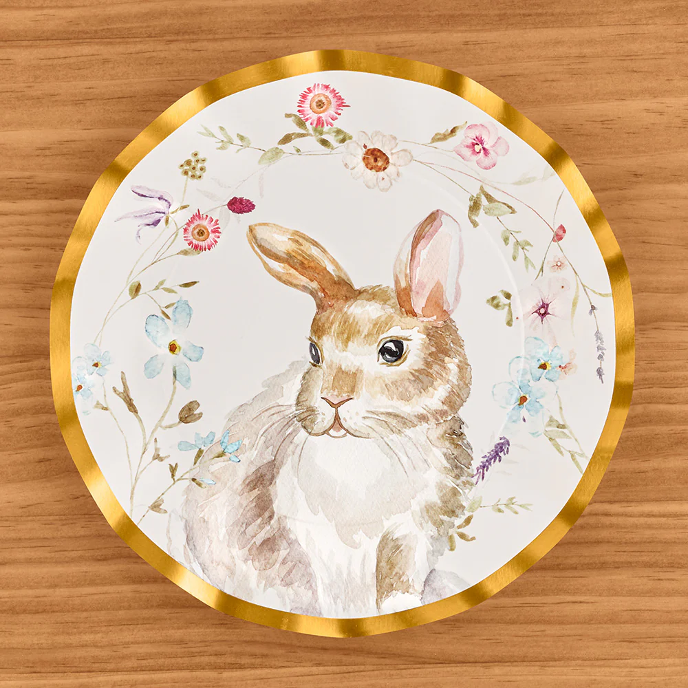 Sophistiplate Paper Plates and Napkins, Charming Easter Floral - Image 4