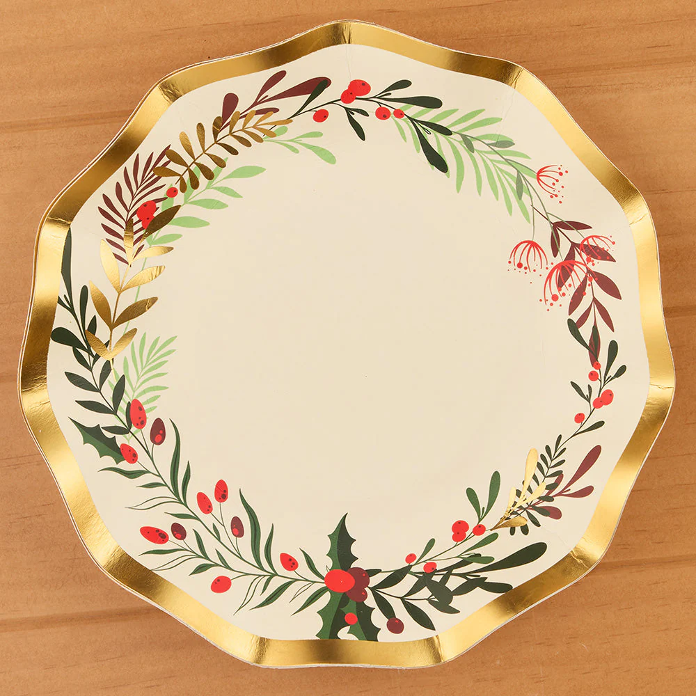 Sophistiplate Paper Plates and Napkins, Christmas Forest - Image 4