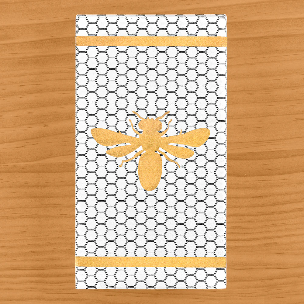 Sophistiplate Paper Plates and Napkins, Honeybee - Image 4