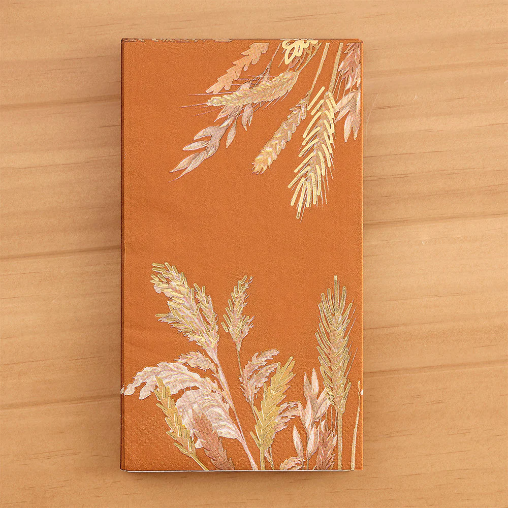 Sophistiplate Paper Plates and Napkins, Thanksgiving Harvest Wheat - Image 6