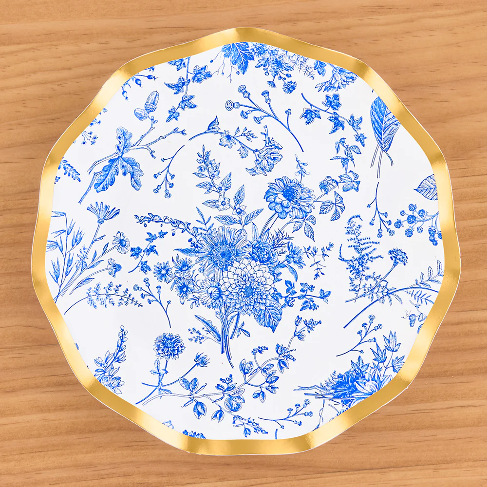 Sophistiplate Paper Plates and Napkins, Timeless Audubon Toile - Image 2