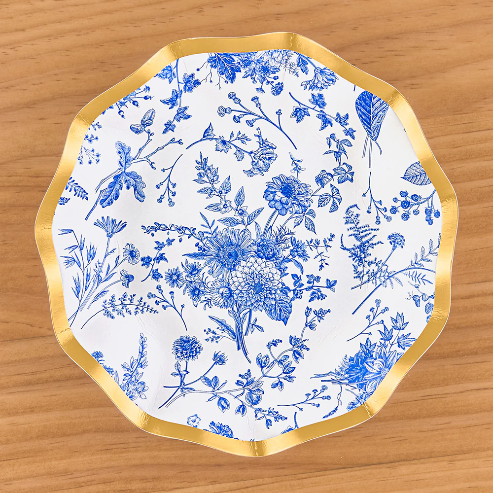 Sophistiplate Paper Plates and Napkins, Timeless Audubon Toile - Image 4