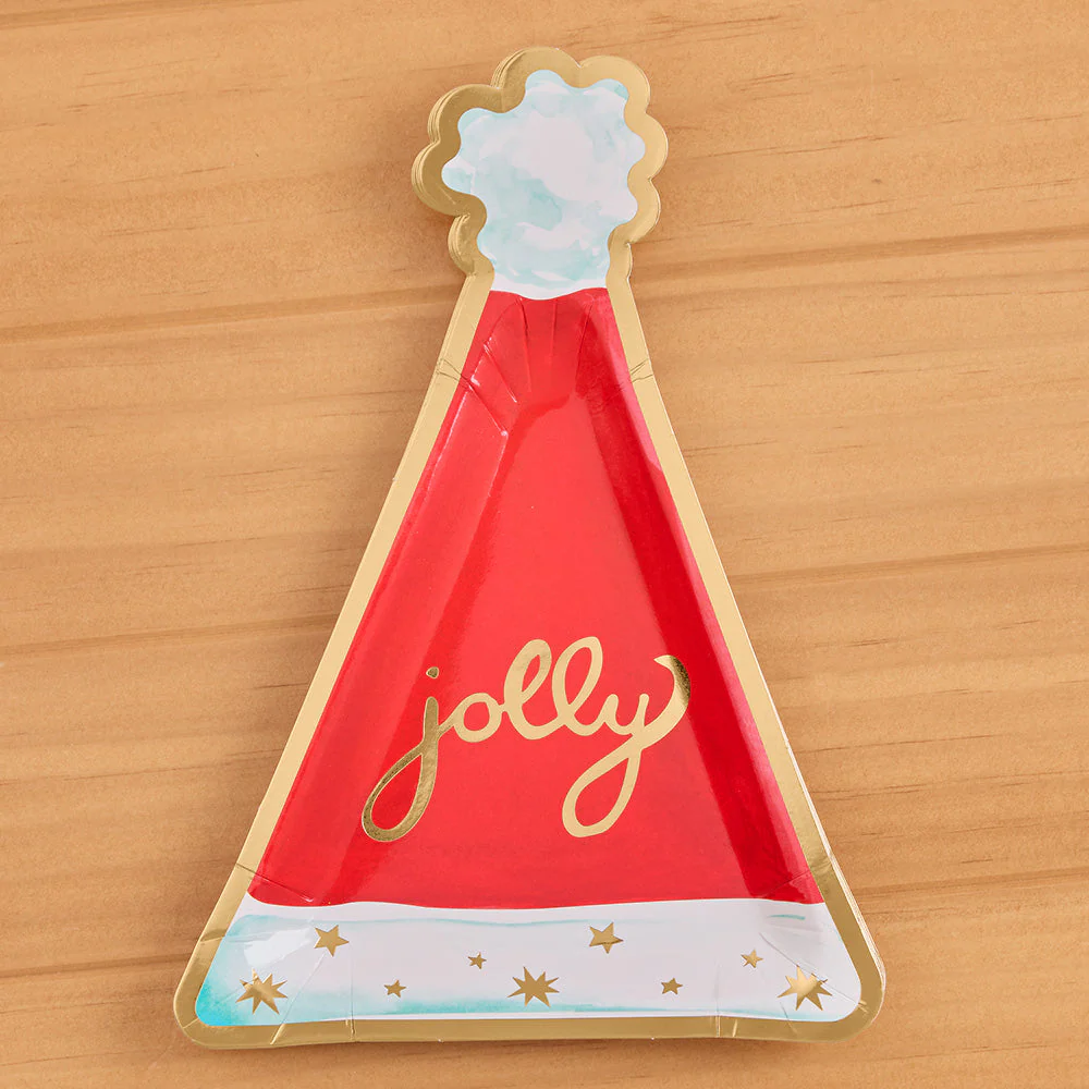 Sophistiplate Paper Plates, Christmas Jolly Holiday