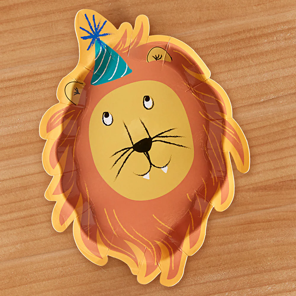 Sophistiplate Wavy Paper Plates, Party Animal - Image 2