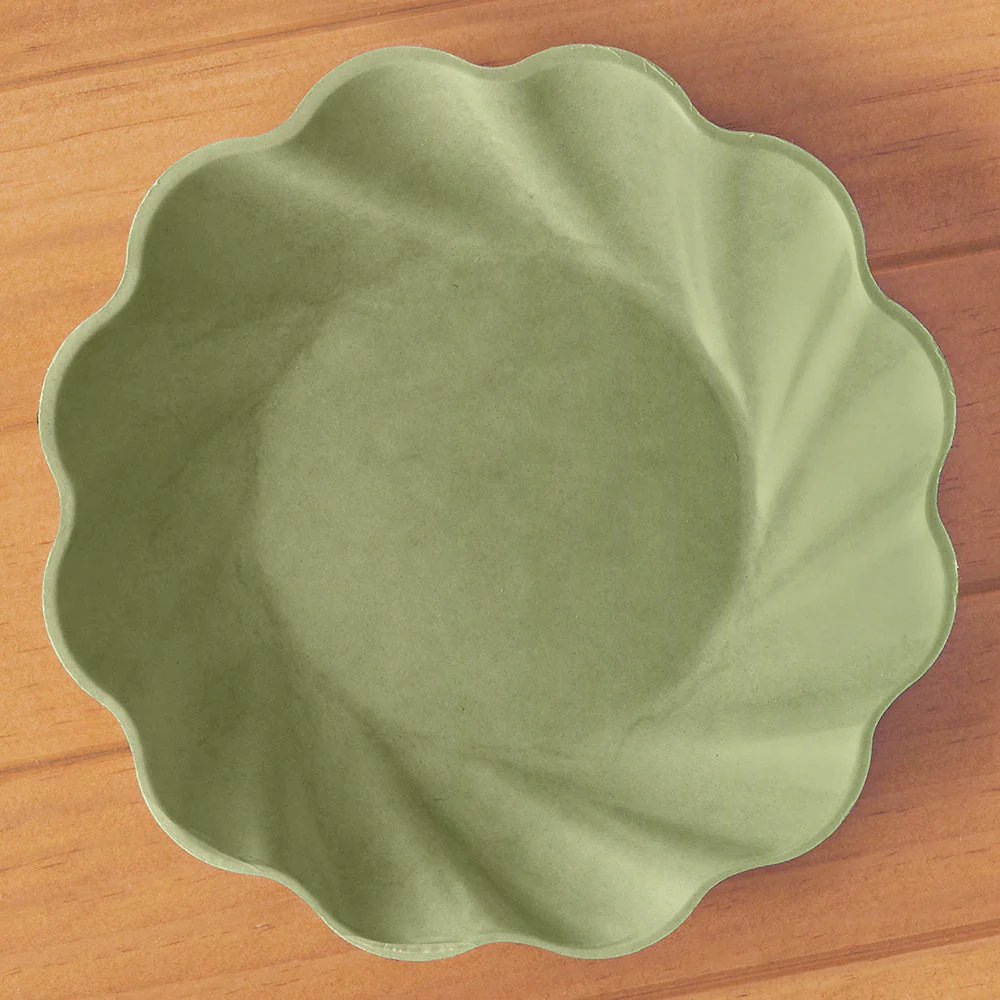 Sophistiplate Wavy Paper Plates, Simply Eco - Image 2