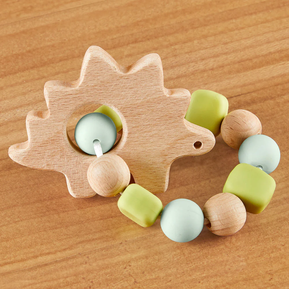 Stephen Joseph Silicone and Wood Baby Teethers - Image 3