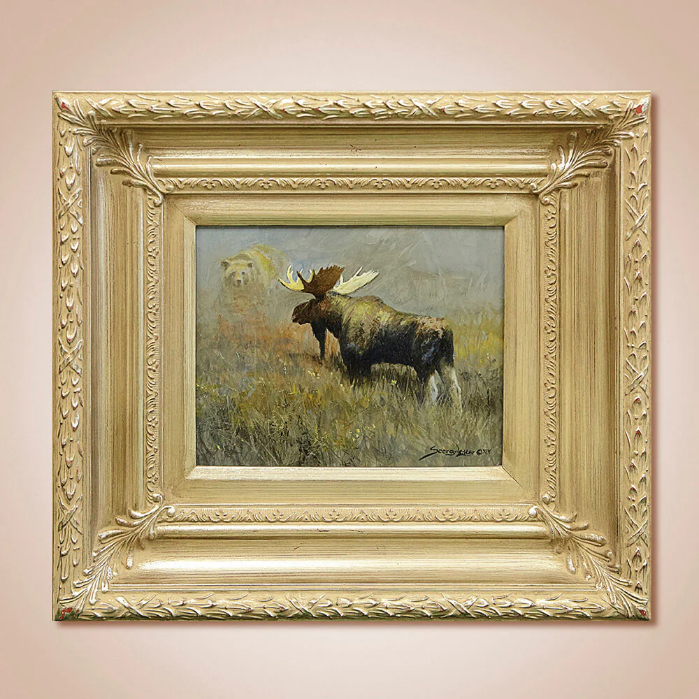 "Study for Tundra Tension" Original Oil Painting by John Seerey-Lester