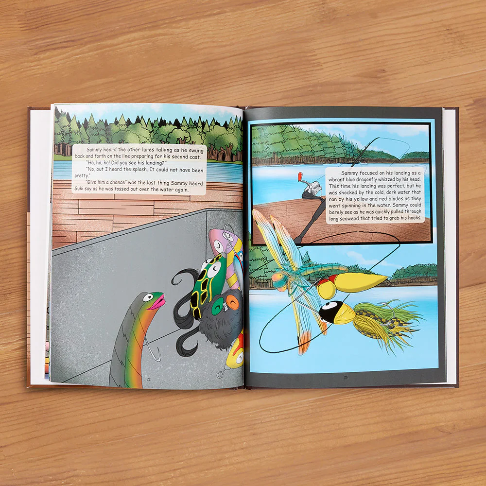 "Tackle Box Troubles Fish Tale #1: Sammy Spinner" Children's Book by Susan Duke - Image 2