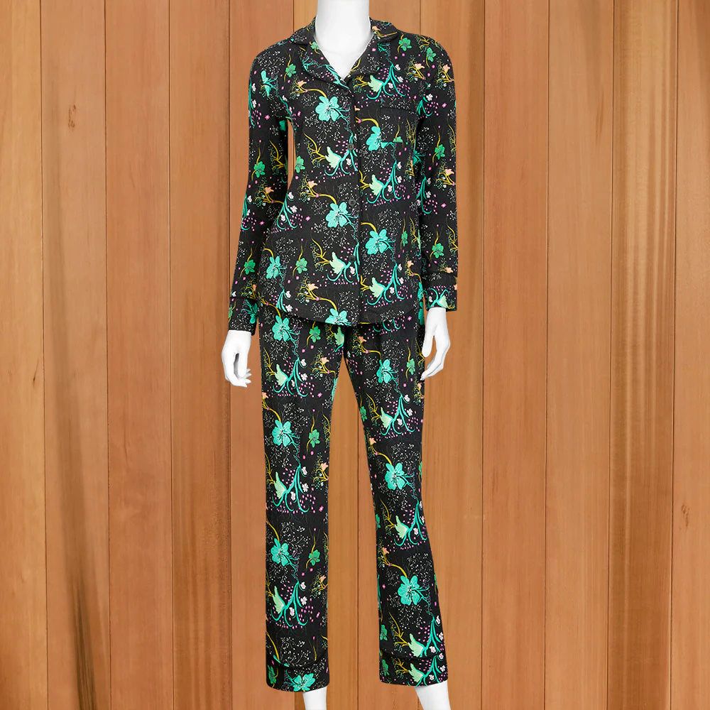 The Cat's Pajamas Women's Pima Knit Pajama Set, Stargazer - Image 2