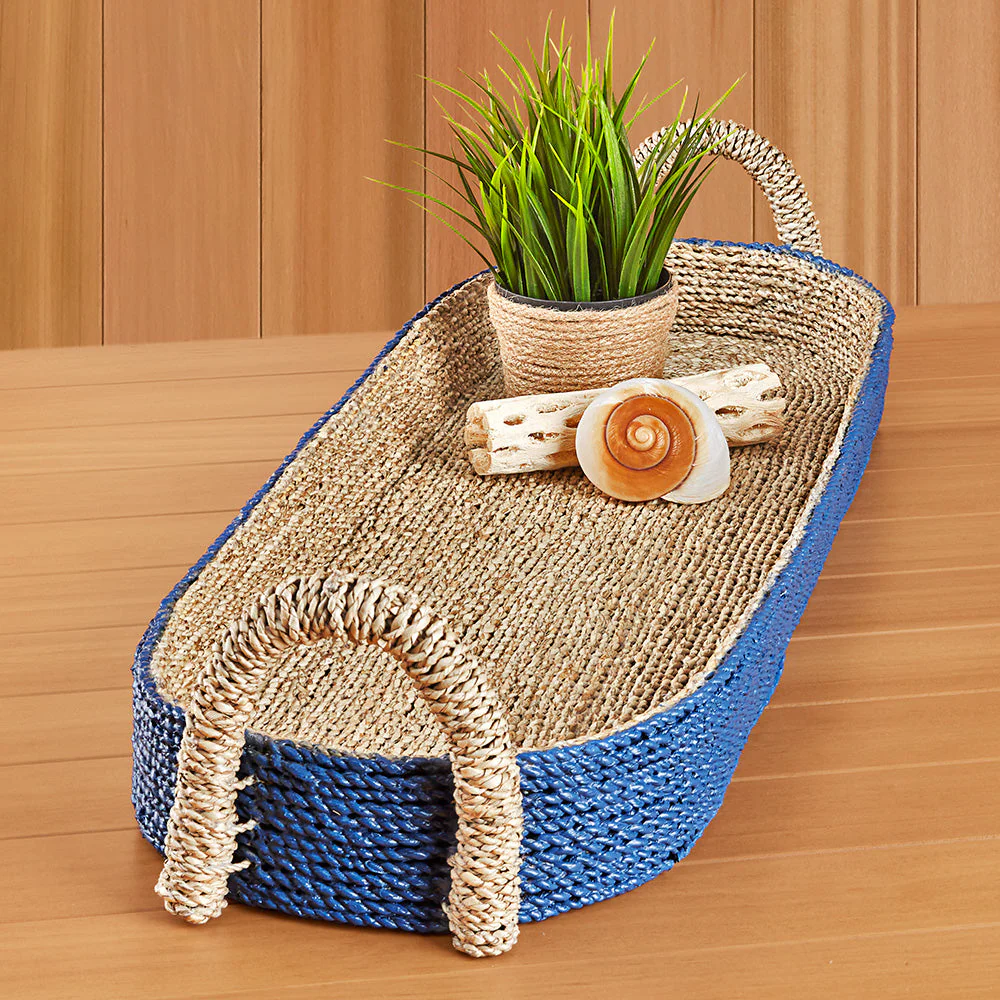 Tiana Seagrass Basket Tray - Image 2