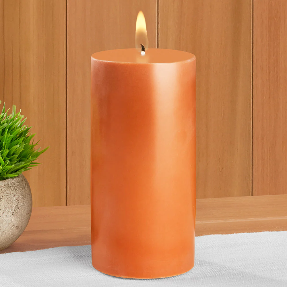 Torre & Tagus Unscented Palm Wax Pillar Candle