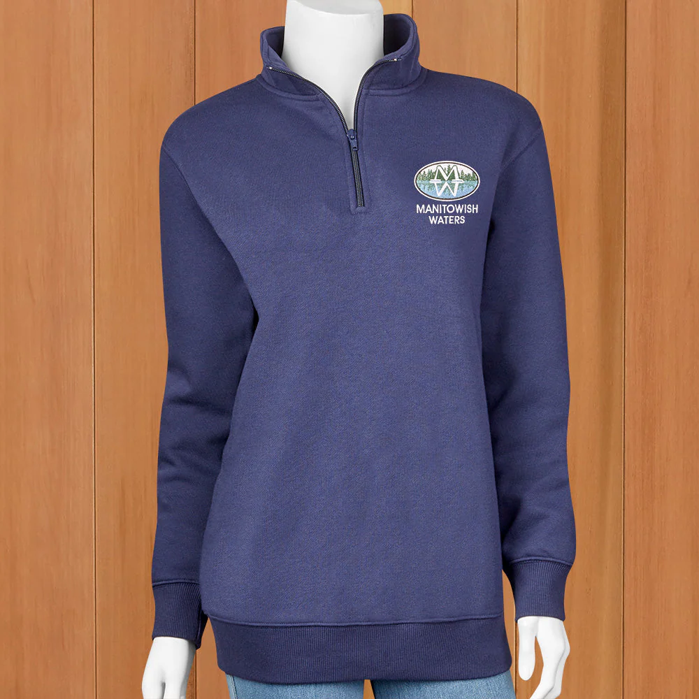 Unisex Manitowish Waters Quarter-Zip Pullover - Image 2