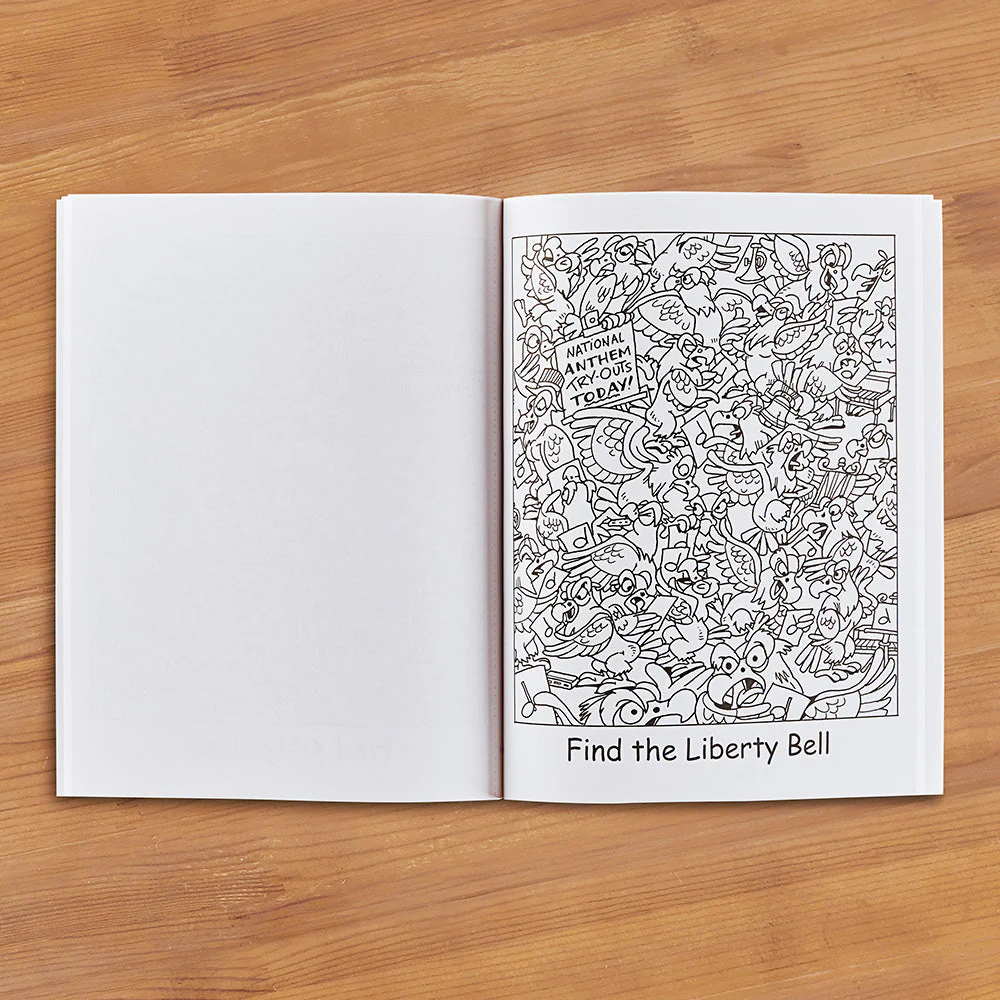 "U.S.A. Fun" Find It Coloring Book by Diana Zourelias - Image 2