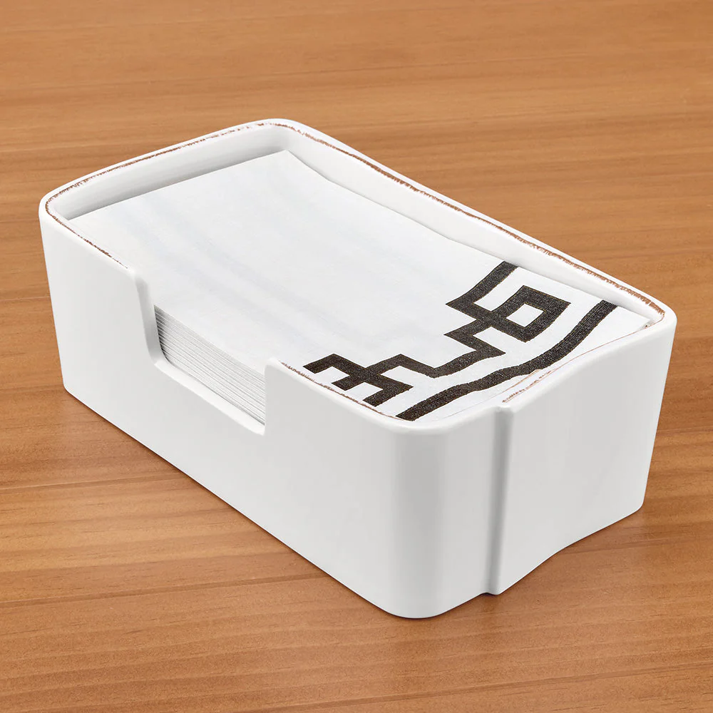 Vietri Melamine Lastra Guest Towel Napkin Holder