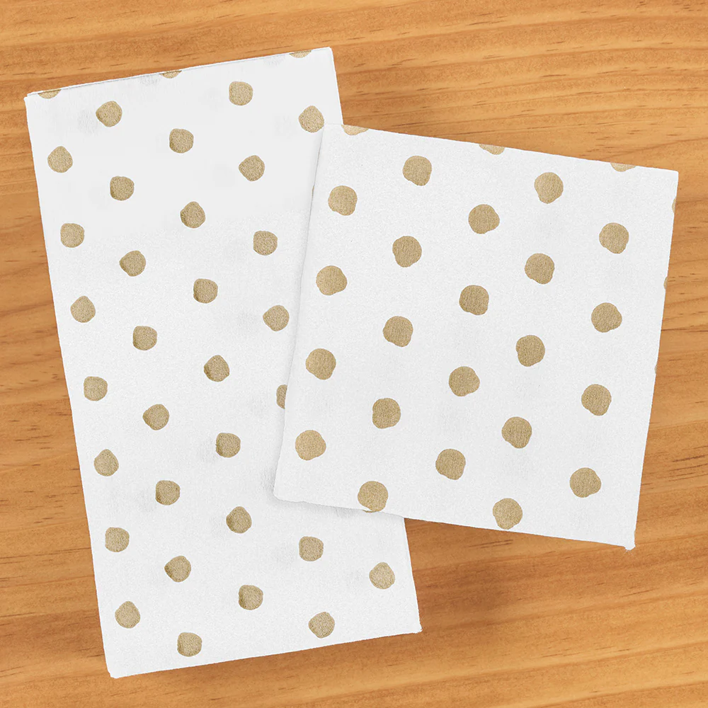Vietri Papersoft Napkins, Linen Dot