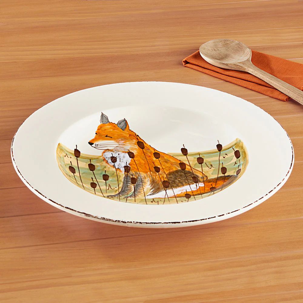 Vietri Wildlife Serveware, Fox Platter - Image 3
