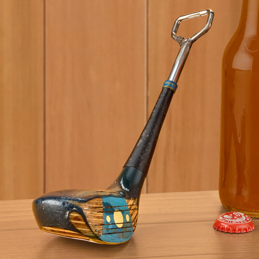 Vintage Wood Driver Golf Club Bottle Opener - Image 4