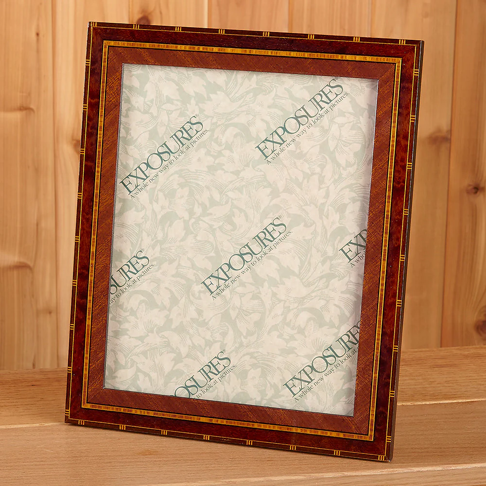 Wood Inlay Marquetry Picture Frame - Rosa
