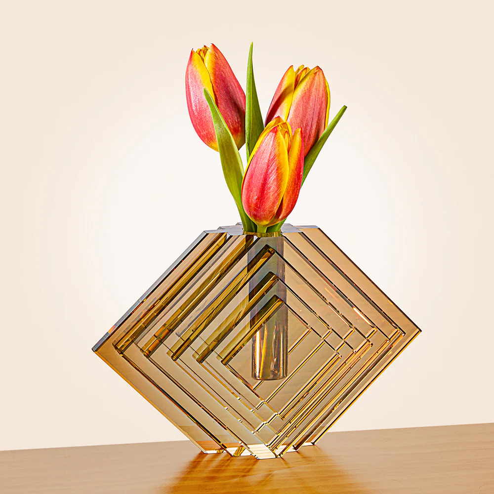 Zodax Deco Diamond Crystal Bud Vase