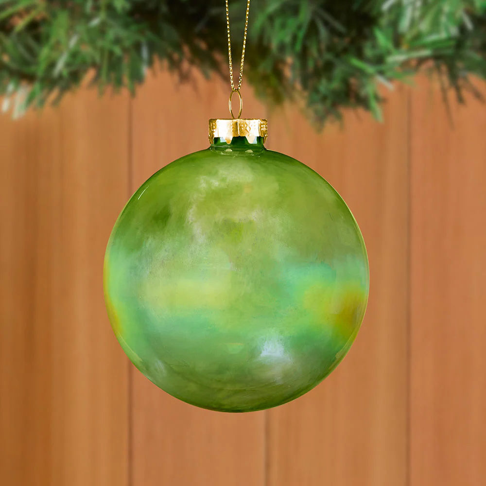 Zodax Luster Glass Ball Ornament - Image 3